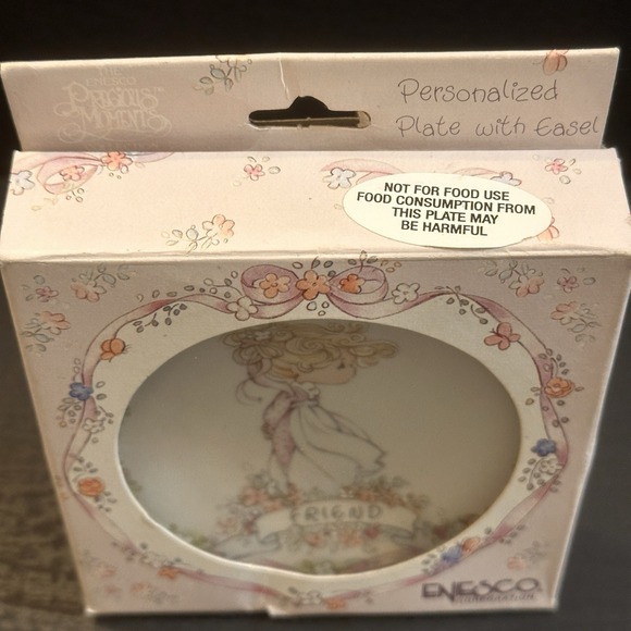 Precious Moments Friend Mini Plate 241717 "A True Friend Is a Treasure For Life" - Picture 6 of 9
